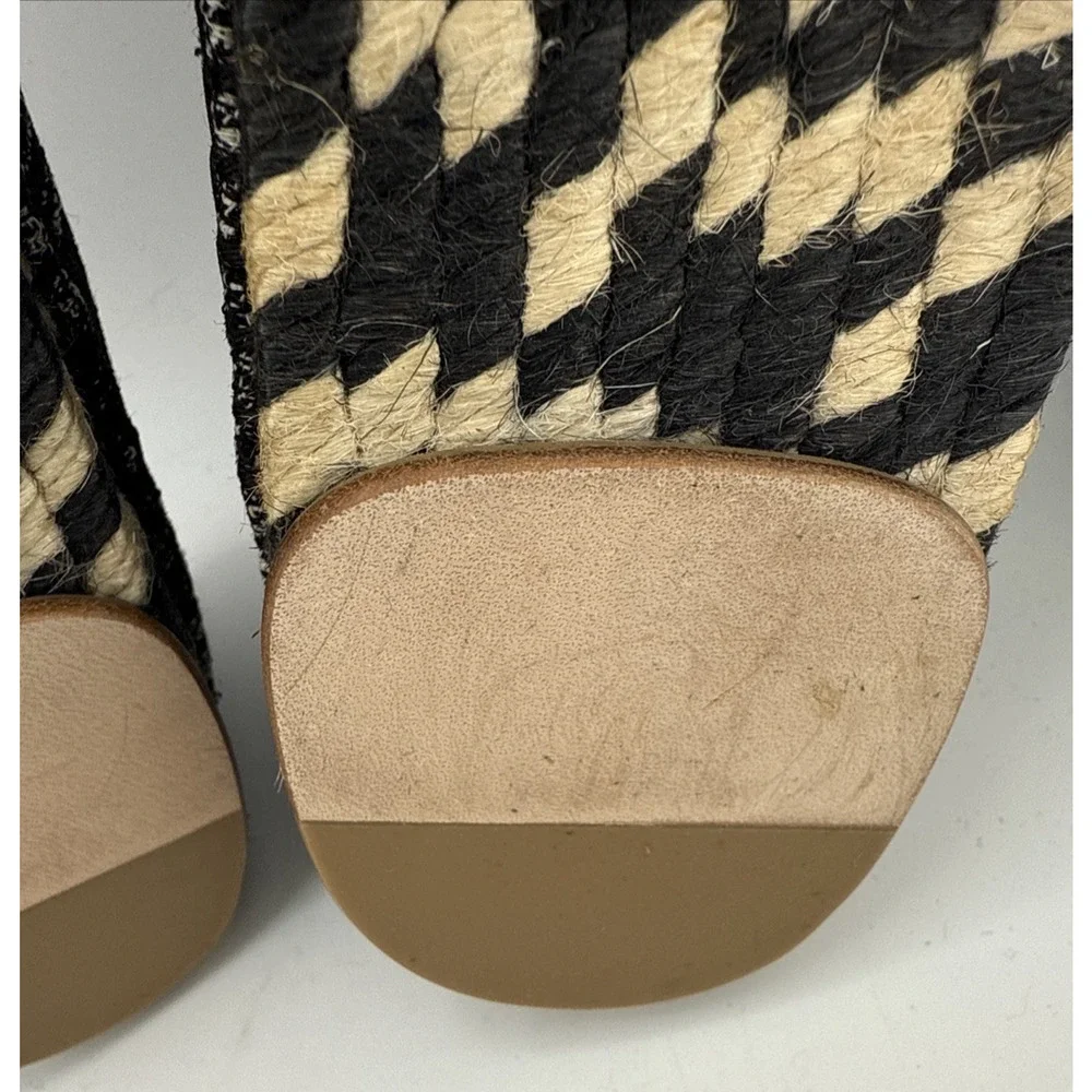 Proenza Schouler Women's Plaid Felt Espadrille Flats Sz 38 EUR or 7.5 US NWB - Picture 12 of 14